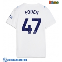 Fotballdrakt Dame Manchester City Phil Foden #47 Tredjedrakt 2026-27 Kortermet